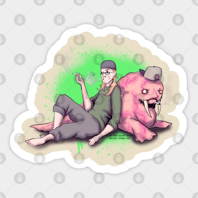 Jay & Silent Tusk Sticker by LVBart